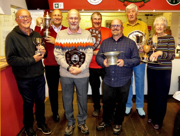 End of Season Dinner 25th October: the winners